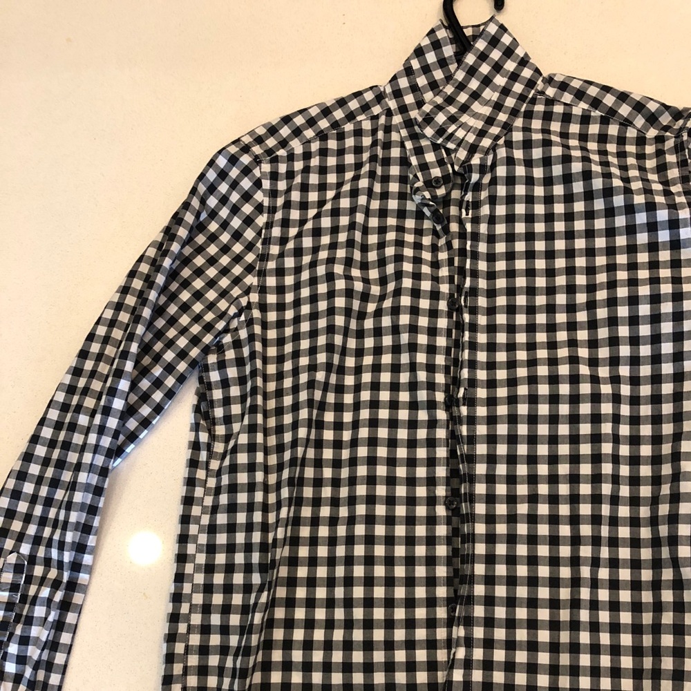 Black and White H&M Dress Shirt